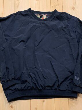Vintage Y2K Sunice Insight Retro Golf Navy Blue Pullover Windbreaker XL